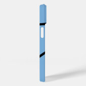 ライトブルーカスタムバスケットボール選手ナンバースポーツ Case-Mate iPhoneケース (裏面 / 右)