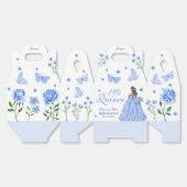 ライトブルーキンセアニラバタフライとバラフローラ フェイバーボックス (見開き)