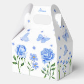 ライトブルーキンセアニラバタフライとバラフローラ フェイバーボックス (裏面)