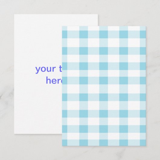 ライトブルーギンガム (正面/裏面)