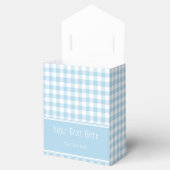 ライトブルーギンガム&モノグラムフリットバッグ フェイバーボックス (オープン)