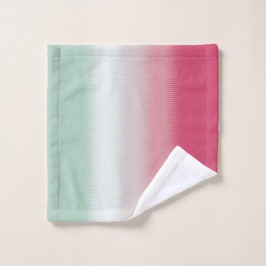 ライトブルーグリーングレーグレーマルーンレッド バスタオルセット (ウォッシュタオル)