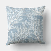 ライトブルーコーラル装飾用クッション クッション (裏面)