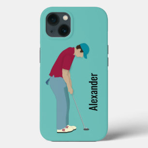 ライトブルーゴルフをテーマにしたケースメイトiPhoneケース iPhone 13ケース