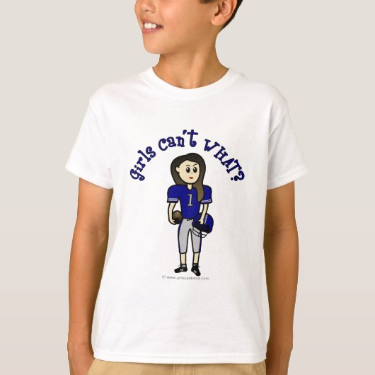 ライトブルーサッカー Tシャツ (正面)