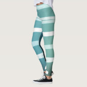 ライトブルーサマーレギンスとヴィオレットレギンス レギンス (左)