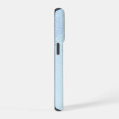 ライトブルーサンド iPhoneケース (右側面)