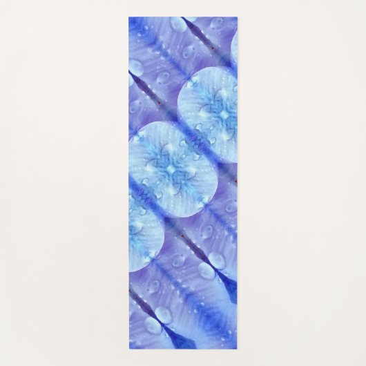 ライトブルーシーレコレータ ヨガマット (正面)