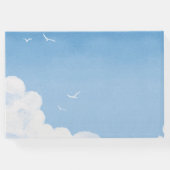 ライトブルースカイウォーター結婚カラーズゲストブック ゲストブック (裏面)