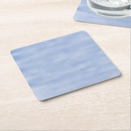 ライトブルースカイパターンパーティー スクエアペーパーコースター