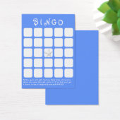 ライトブルースターフィッシュ5x5ブライダルシャワービンゴカード (デスク)