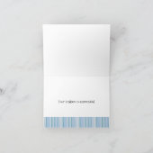 ライトブルーストライプありがとう サンキューカード (内部)