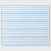 ライトブルーストライプのギフト包装紙 ラッピングペーパー (フラット)