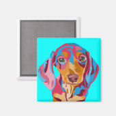 ライトブルーダックスシャント冷凍機磁石 マグネット (正面/裏面)