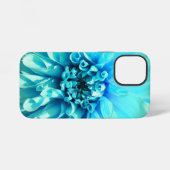 ライトブルーダリアフラワー iPhoneケース (裏面横)