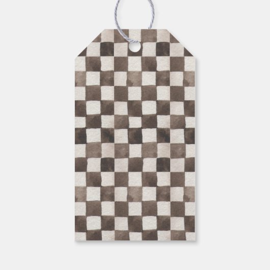 ライトブルーダートバイク誕生日ギフトラベル ギフトタグ (裏面)