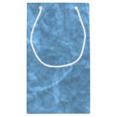 ライトブルーテクスチャ紙 スモールペーパーバッグ (裏面)