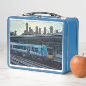 ライトブルートレイン、シェフィールド駅 メタルランチボックス (インサイチュ)