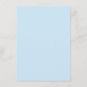 ライトブルーネイビーフローラ水色結婚の詳細 エンクロージャーカード (裏面)