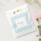 ライトブルーハート優先バッグ フェイバーバッグ (封をした状態)