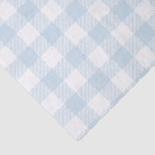 ライトブルーバッファローチェックパターン 薄葉紙 (詳細)