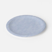 ライトブルーパターン – パーティー紙プレート ペーパープレート (アングル)