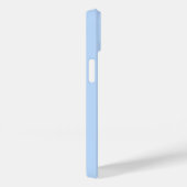 ライトブルーパーソナライズされたの放射状テクスチャ Case-Mate iPhoneケース (裏面 / 右)