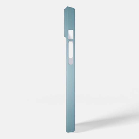 ライトブルーパーソナライズされたの放射状テクスチャ Case-Mate iPhoneケース (裏面 / 左)