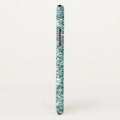 ライトブルーパーソナライズされたグリッターお名前。 Case-Mate iPhoneケース (裏面/右)