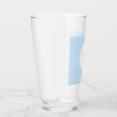 ライトブルービジネスロゴ会社テンプレートデザイン タンブラーグラス (右)