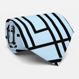 ライトブルービューティフルパターンデザイン ネクタイ