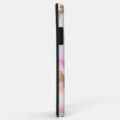 ライトブルーピンクアゲートマーブルコレクシ人気があるョン Case-Mate iPhoneケース (裏面/右)