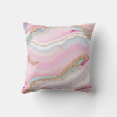 ライトブルーピンクアゲートマーブルトレンディーコレクション クッション (裏面)