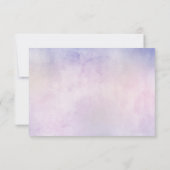 ライトブルーピンクアジサイとユーカリ結婚プス 出欠カード (裏面)