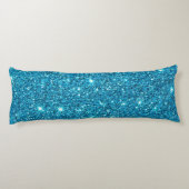 ライトブルーフェイクグリッター抱き枕 ボディピロー (裏面)