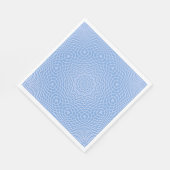 ライトブルーフェイクタールデザイン スタンダードランチョンナプキン (角)
