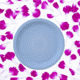 ライトブルーフェイクタールデザイン ペーパープレート