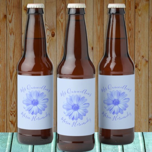 ライトブルーフローラキンセアニラ ビールラベル