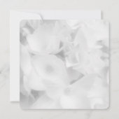 ライトブルーフローラスクエア結婚式招待状 招待状 (裏面)