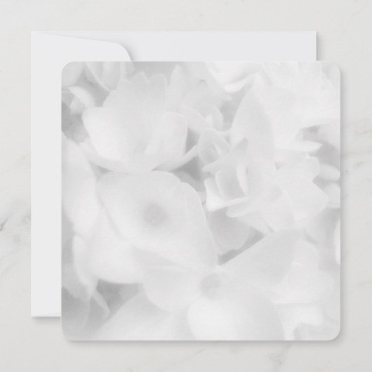 ライトブルーフローラスクエア結婚式招待状 招待状 (裏面)