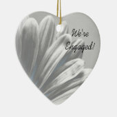 ライトブルーフローラハイライト婚約 セラミックオーナメント (右)