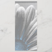 ライトブルーフローラハイライト結婚式 プログラム (裏面)