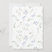 ライトブルーフローラフレーム写真 セーブザデート (裏面)