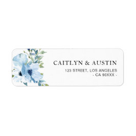 ライトブルーフローラ住所 シール