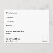 ライトブルーフローラ ポストカード (裏面)