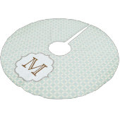 ライトブループリントパットモノグラムイニシャルツリースカート ブラッシュドポリエステルツリースカート (アングル)