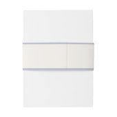 ライトブループレイドボウニュートラルエレガントベビーシャワー 招待状ベリーバンド (裏面例)