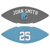 ライトブルーヘルメットグレーブルー・カスタム アメリカンフットボール (パネル)