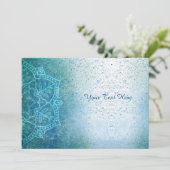 ライトブルーマンダラゼンカード 招待状 (スタンド正面)