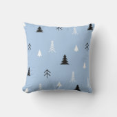 ライトブルーミニマリストクリスマスツリー装飾用クッション クッション (正面)